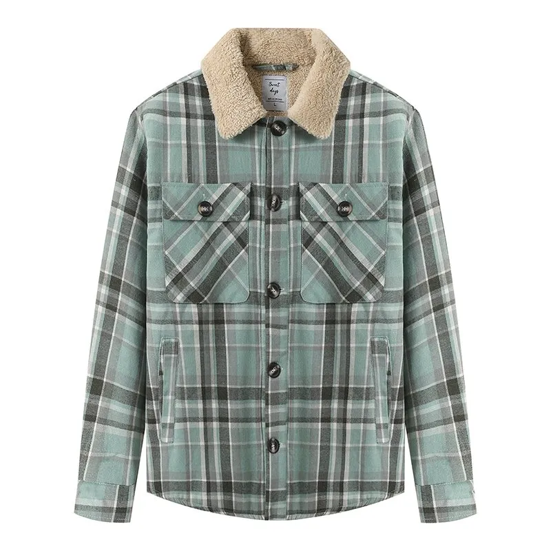 Sherpa Plaid Shirt